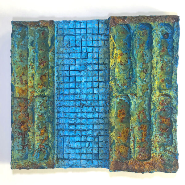 small abstract wall sculpture