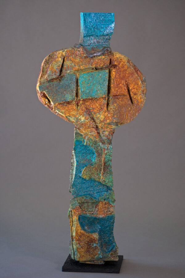 abstract totem sculpture